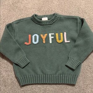 Joyful Kids Sweater - Green